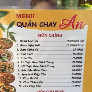  at Quán Chay An in Hue