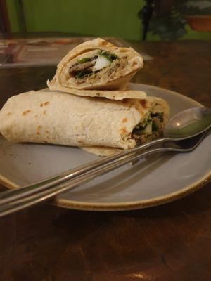 Falafel wrap at The Lebanesian Warung in Denpasar