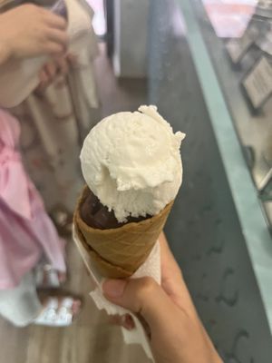   at Marshall's Gelato in Kotor