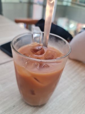 Oatmilk Latte ~ 31/7/23 at Greendot Patisserie in Central Singapore