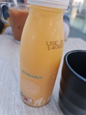 Orange juice ~ 31/7/23 at Greendot Patisserie in Central Singapore