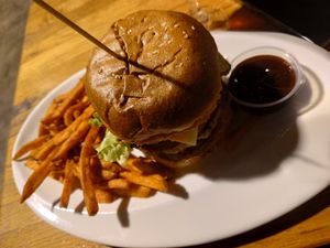 Vegan Burger sexy mediteranac at Pivnica Cont in Rijeka