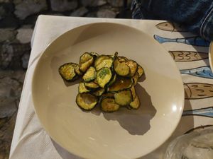 Zucchine alla scapece at Manà in Maratea