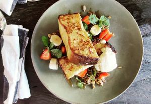 French toast at Little Ripper Cafe in Tabanan