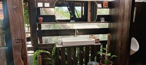 Bathroom at Little Ripper Cafe in Tabanan