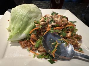 Delicious and refreshing lettuce wraps  at The Tropical Bar and Restaurant in Tulsa
