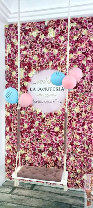 colored places at La Donuteria in Paris