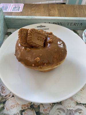 Biscoff donut 🍩   at La Donuteria in Paris