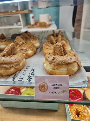 Donut Spéculoos Vegan at La Donuteria in Paris