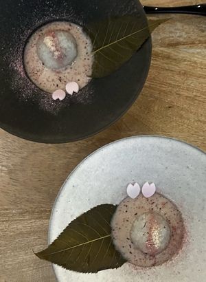 Sakura Sakura - a sweet Sakura soup  at Cha-ology in Manchester