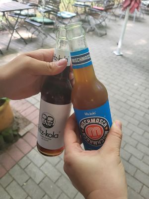 Fritz Kola😄aus liebe zu unserem Wald ohne Plastik at SAHA - das Waldcafé in Hamburg