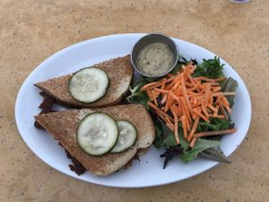 The Reuben is so good here!  at Native Foods in Costa Mesa