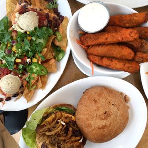 Delicious wings at Native Foods in Costa Mesa