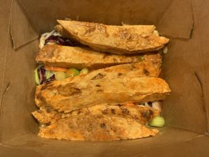 Grilled Buffalo Wings (comes with a side of ranch) at Native Foods in Costa Mesa