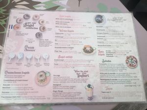 Menu (in dutch)  at Bagels & Beans - Waterlooplein in Amsterdam