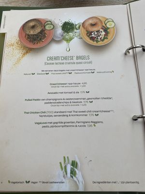 The mushroom one was very good  at Bagels & Beans - Waterlooplein in Amsterdam
