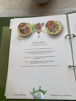 Special bagels  at Bagels & Beans - Waterlooplein in Amsterdam