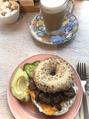 Insane!! 😻  at Bagels & Beans - Waterlooplein in Amsterdam