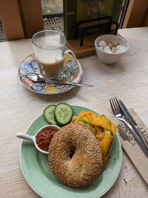Tex Mex Bagel at Bagels & Beans - Waterlooplein in Amsterdam