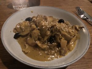 Aji de Gallina (stew)  at La Preferida in Frankfurt