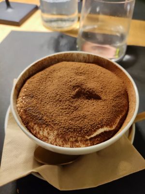 Tiramisù at FITO - Ristorante Vegetale e Cocktail Bar Botanico in Castiglioncello