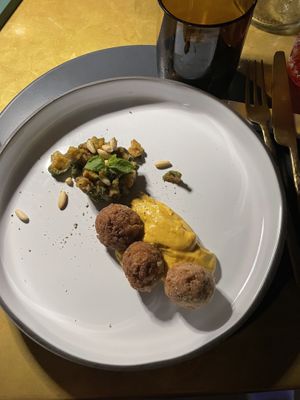 Polpette di Soia  at FITO - Ristorante Vegetale e Cocktail Bar Botanico in Castiglioncello