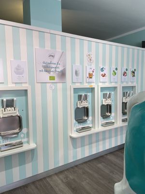 vegan frozen yoghurt  at MU in Villach