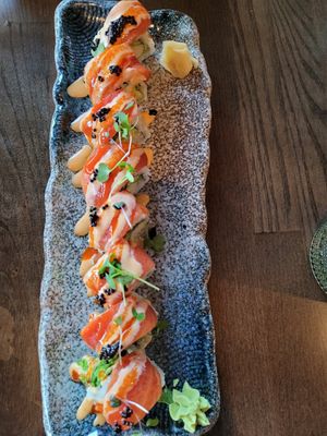 Hearts of palm roll at Nori in Austin