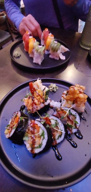 Dragon roll at Nori in Austin