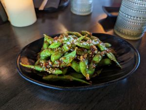 Edamame. at Nori in Austin