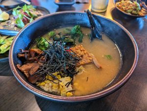 Ginger Miso Ramen. at Nori in Austin