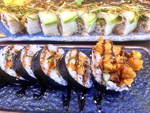 Spider roll   at Nori in Austin