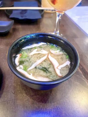 Miso soup   at Nori in Austin