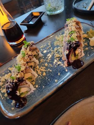 Texan roll at Nori in Austin