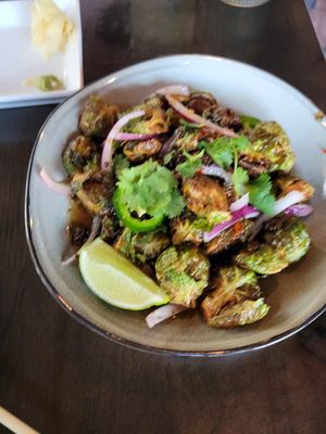 Brussel sprouts at Nori in Austin