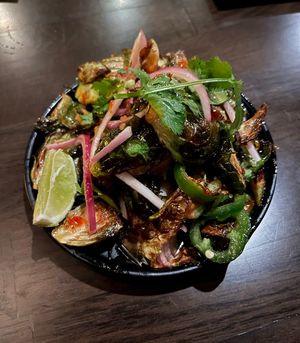 Brussels sprouts  at Nori in Austin