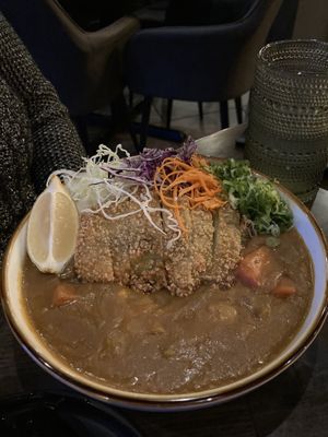 Eggplant katsu curry  at Nori in Austin