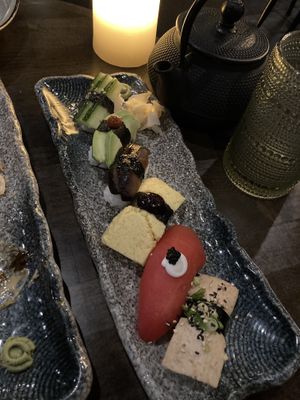 Nigiri sampler   at Nori in Austin