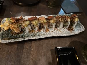 Shitake rolls  at Nori in Austin