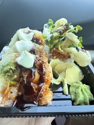 Spider roll  at Nori in Austin