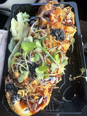 Volcano roll  at Nori in Austin