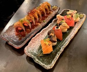 Austin Roll and Nigiri Sampler  at Nori in Austin