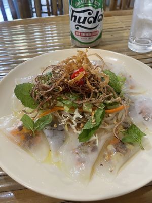 dumplings   at Chay Corner in Hue