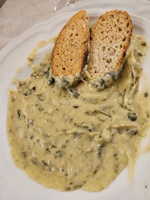 Puré di Fave  at Ristorante Casa Nova in Alberobello