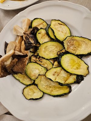Zucchini and Porcini   at Ristorante Casa Nova in Alberobello