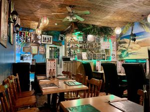 Decor inside   at Kool Runnings Jamaican Restaurant in Inverness