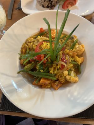 Butternut squash risotto   at Kool Runnings Jamaican Restaurant in Inverness