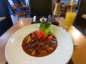 Vegan Bean stew at Kool Runnings Jamaican Restaurant in Inverness