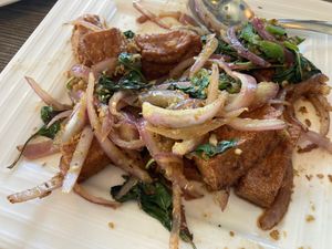 Lemongrass tofu at  Viet Quan in San Francisco