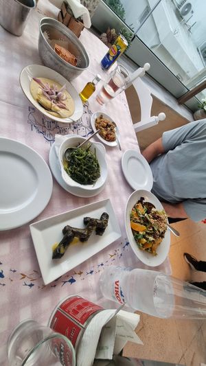  at Ouzeri in Santorini